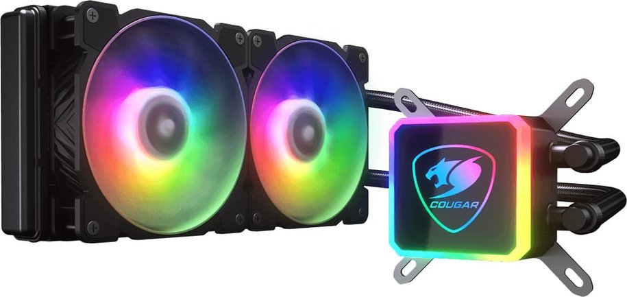 Cougar Cougar a Aqua Argb 240 a 3MAQR240 0006 a AIO Liquid Cooling a Aqua Argb 240 *1 + 120 mm RGB RGB ventilátor x2 + dálkové ovládání