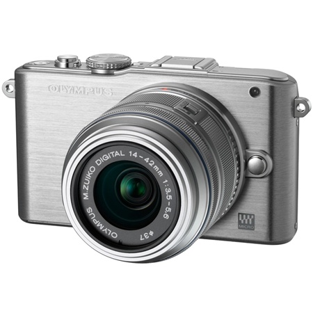 Fotoaparát Olympus Pen E-PL3 + 14-42 strieborný