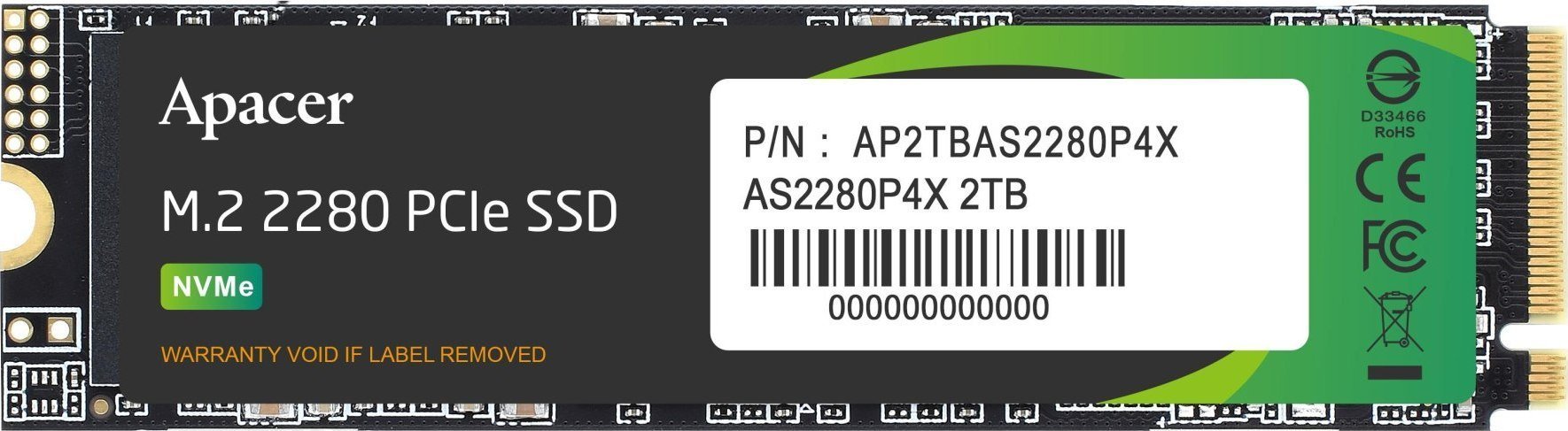 AS2280P4X 2TB, SSD