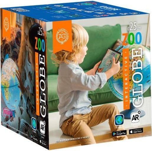 Alajský globus 25cm se zvířátky ALAYSKY