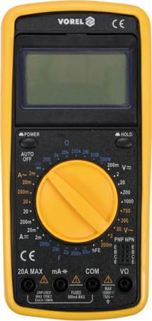 Vorel VOREL MULTIFUNKČNÍ DIGITÁLNÍ ELEKTROMĚR T81775