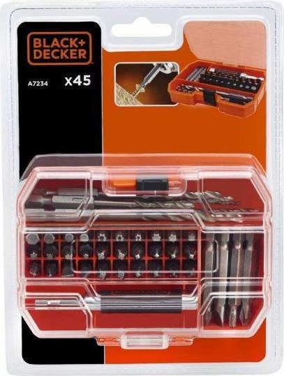 Sada příslušenství Black&Decker 45 ks.