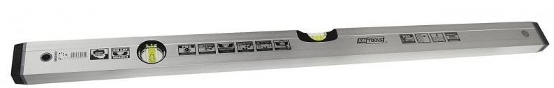 AWTools Eloxovaná vodováha 40cm stříbrná 30030