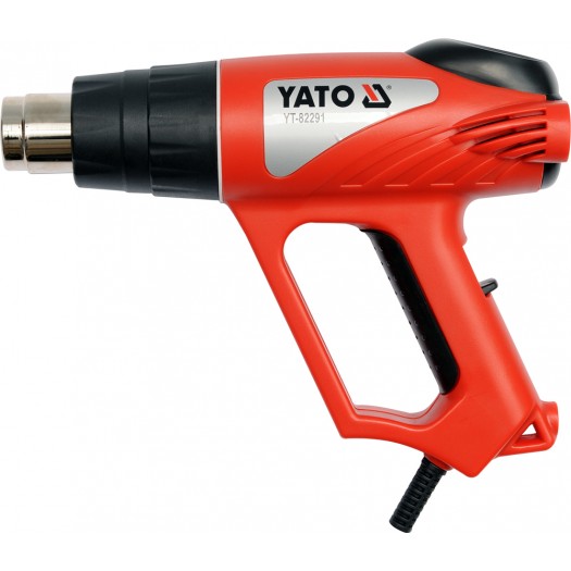 TEPELNÁ PISTOLE YATO 70~550°C 2000W S PŘÍSLUŠENSTVÍM 82291