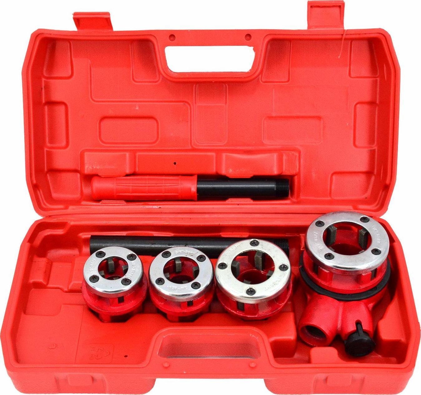 Yato AWTOOLS Trubkový závitořez 4 ks. 1/2, 3/4, 1, 1-1/4 SADA POUZDRA AW20611
