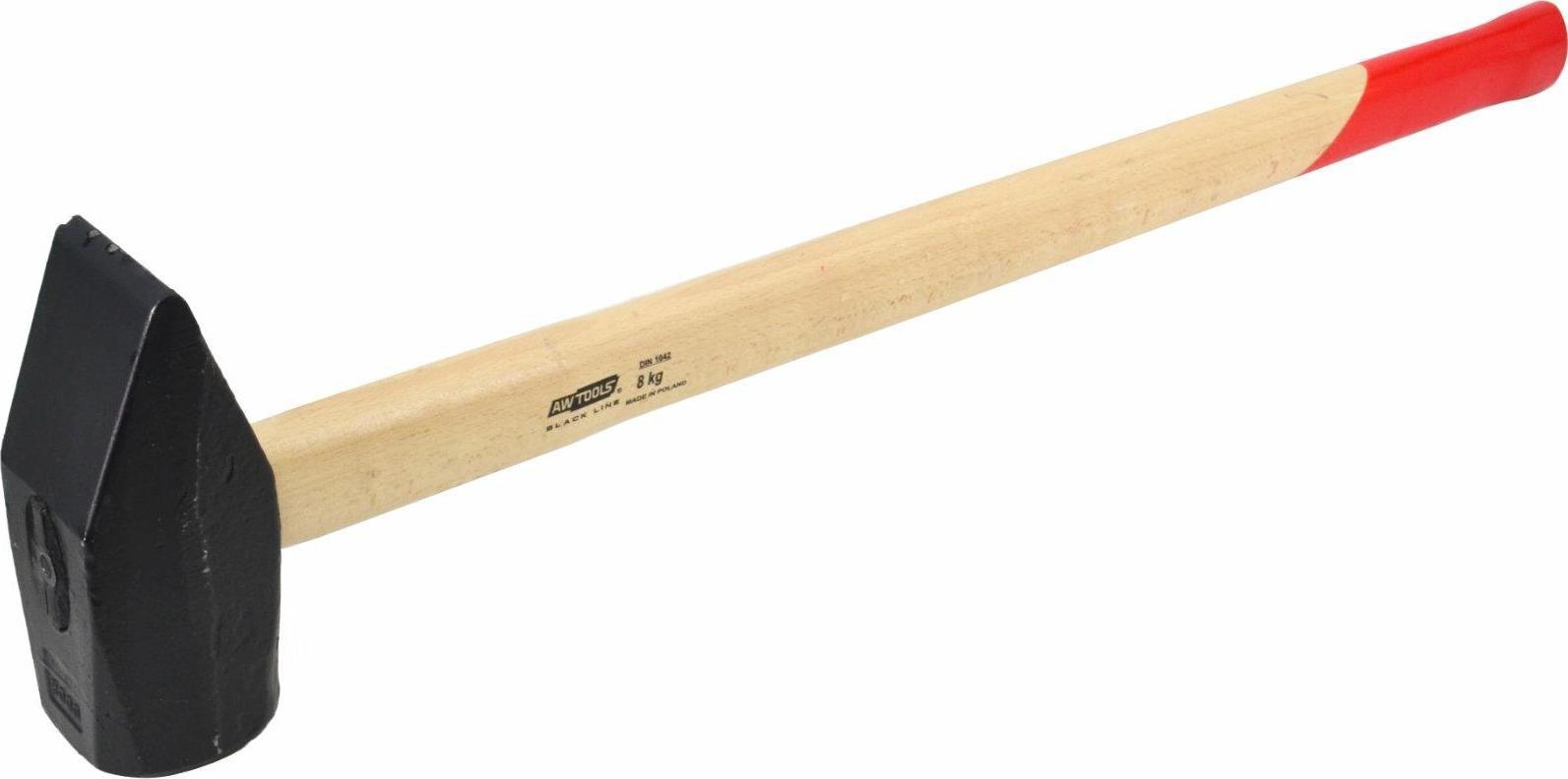 AWTOOLS KLADIVO NA SANĚ 8,0 kg DŘEVĚNÁ RUKOJEŤ BLACK LINE
