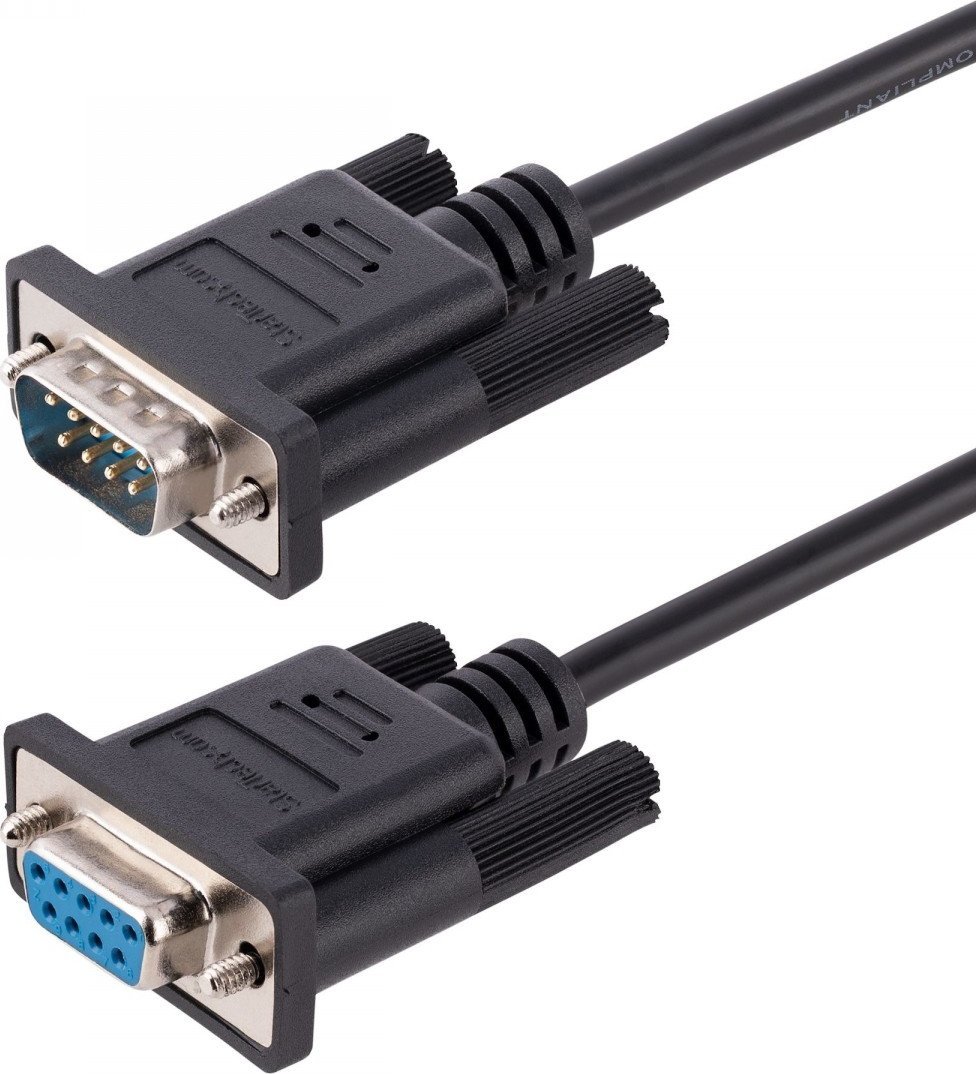 StarTech DB-9 - DB-9, 3m, čierna (9FMNM-3M-RS232-CABLE)