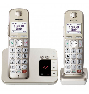 Panasonic KX-TGE262GN champagner mobilný telefón