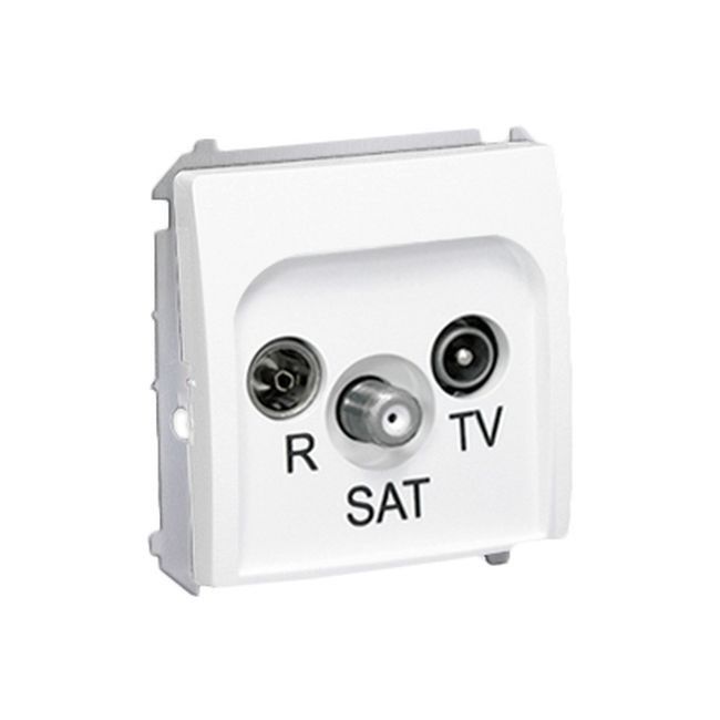 RTV-SAT koncovka terminálu Kontakt-Simon Basic bílá