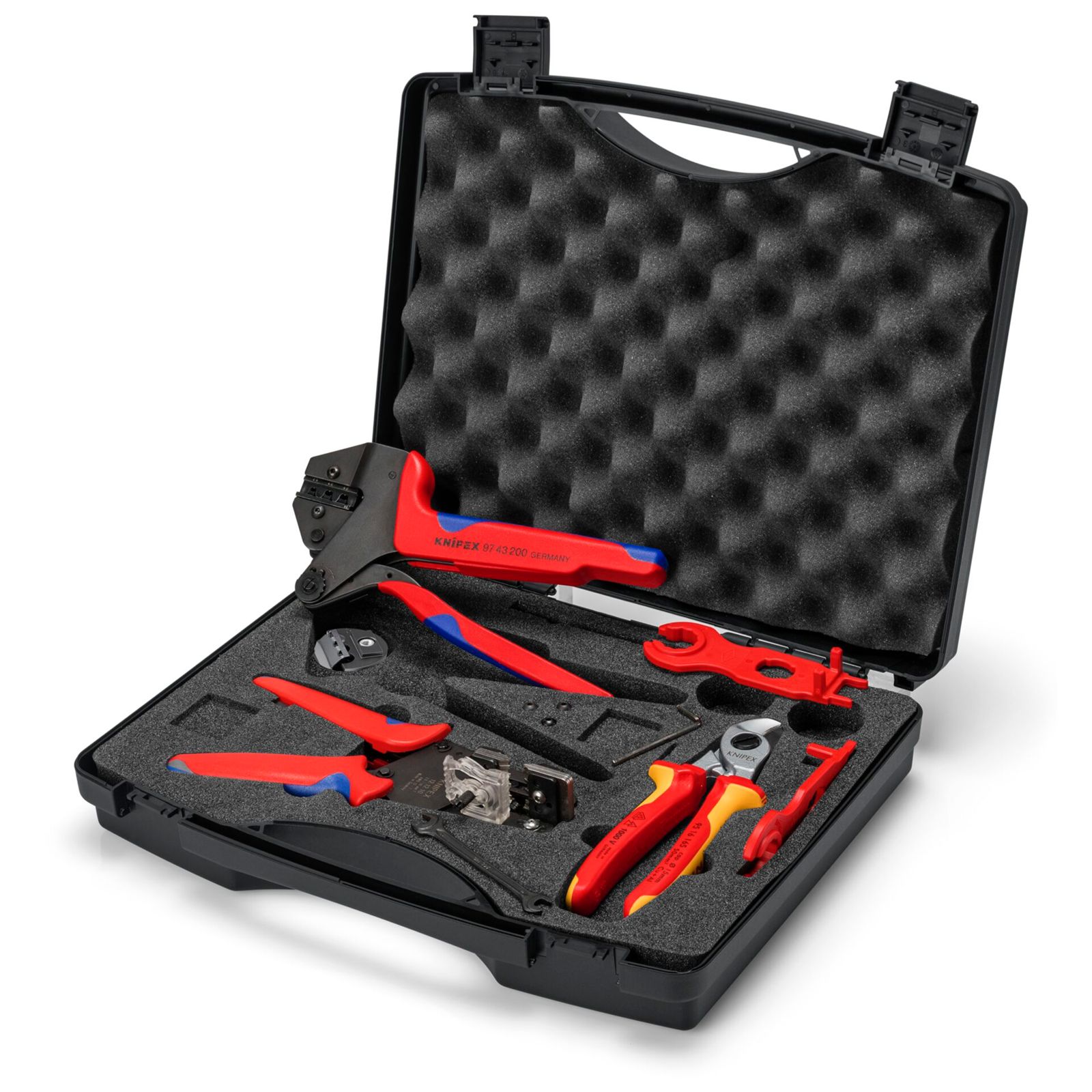 Knipex Werkzeugkoffer fuer Photovoltaik MC4