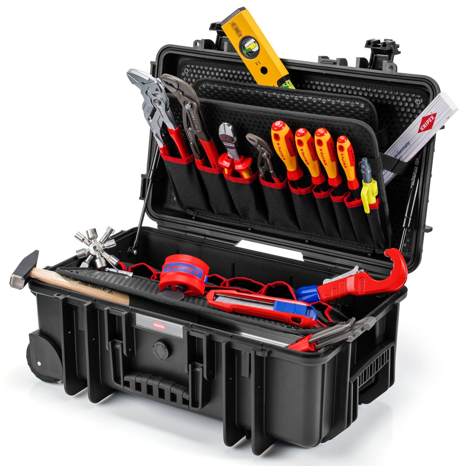 Knipex Werkzeugkoffer Robust26 Move Sanitaer