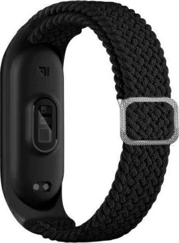 Beline Beline Mi Band 3/4 Textilný opasok čierno/čierny