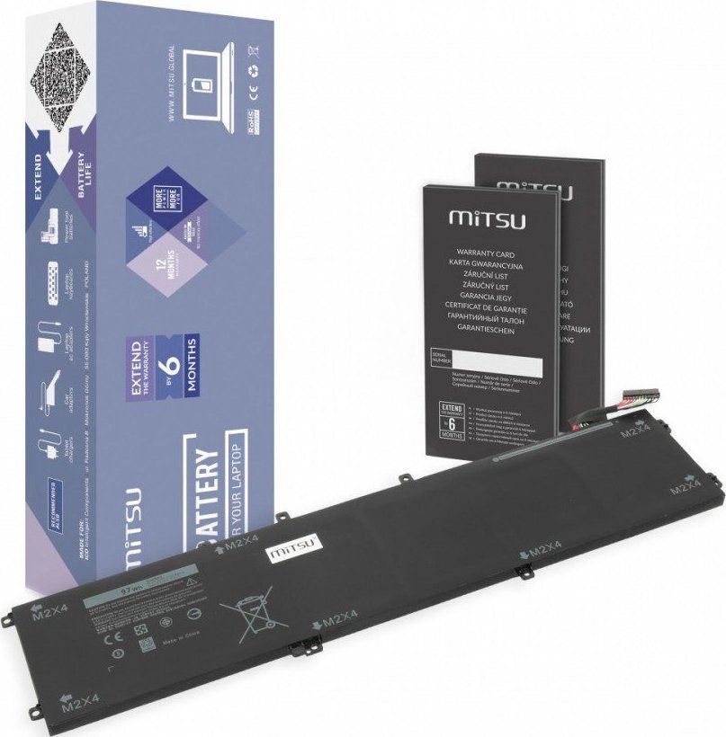 Batéria do Dell XPS 15 9550 - 6GTP 8500 mAh (97 Wh) 11.4 Volt