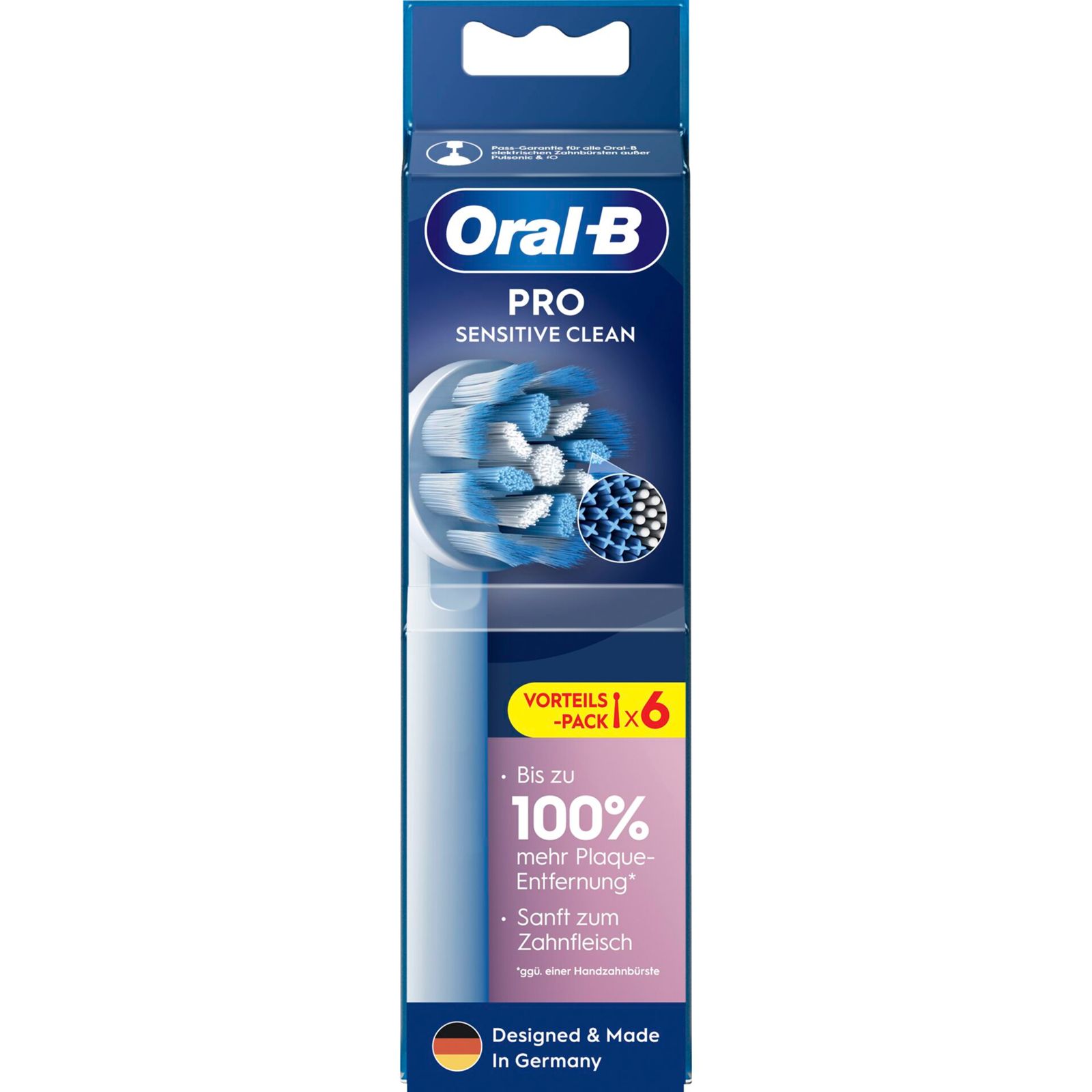 Oral-B Aufsteckbürsten Pro Sensitive Clean 6er