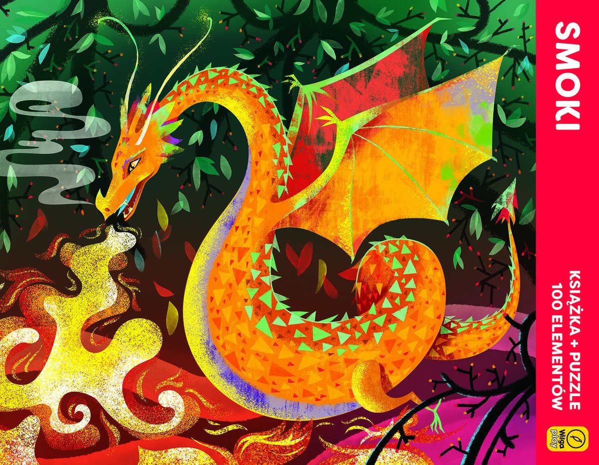 Wilga Play Puzzle 100 dílků Draci