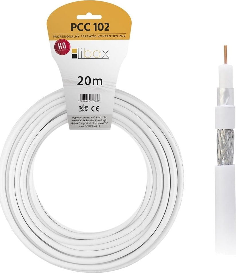 Libox SAT kabel Trishield HD/20m PCC102-20 LIBOX