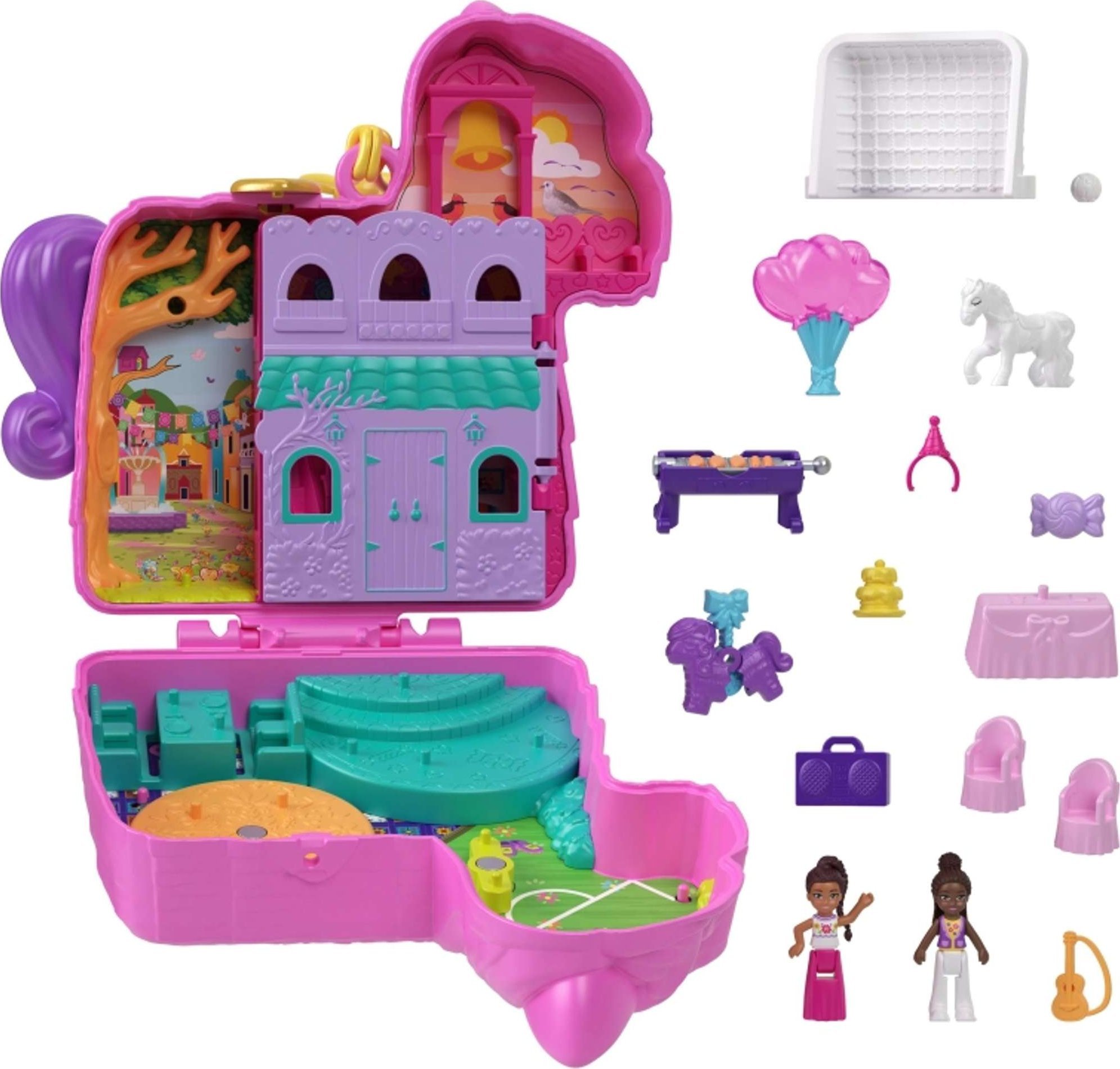 Mattel Polly Pocket Compact Pinata Party Set HKV32 (FRY35)