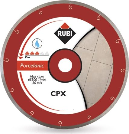 RUBI CPX DIAMANTOVÁ ČEPEL 200 x 25 4mm PRO NA PORCELÁNOVÉ KAMENINY