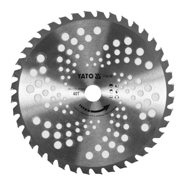 Čepel Tct pro vyžínače 25,5/25,4 cm