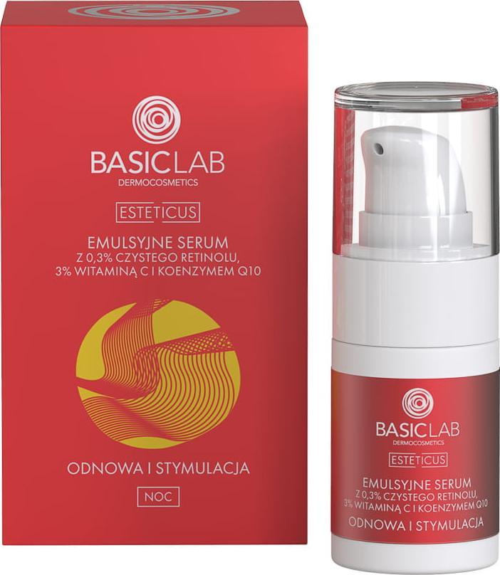 Basiclab BasicLab Emulzné sérum s 0,3% čistým retinolom 15 ml