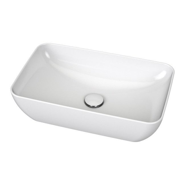 Keramické umyvadlo Ravak Slim R 50 x 31 cm bílé