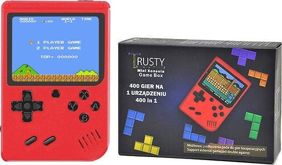 Přenosná konzole Red 400 Games