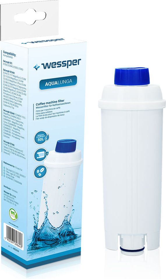 Wessper AquaLunga - vodný filter pre kávovary DeLonghi