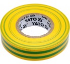 Yato Electrical izolačná páska 15x0,13mm 20m PVC, izolácia-max 40kV žltozelená - YT-81593