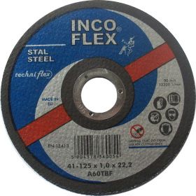 Rezný kotúč na kov Techniflex 125 x 2,5 x 22,2 mm (T1A 125 2,5)
