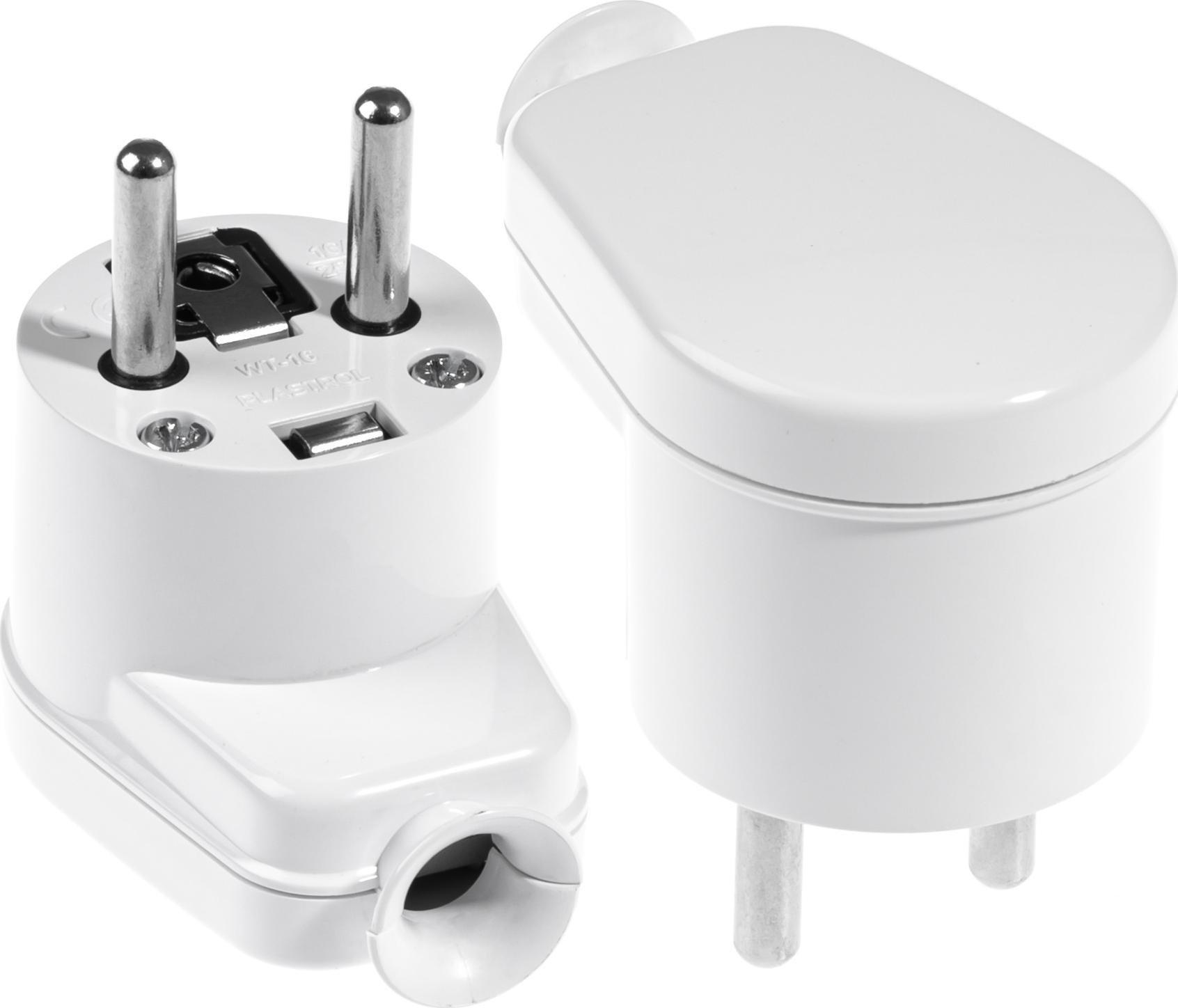 AWTools ANGLE PLUG 10ks. BÍLÁ WT-16