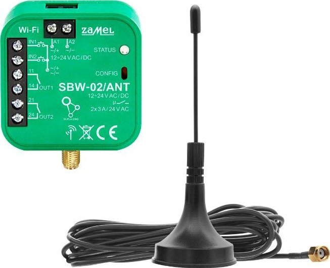 Vstupní brána zamel supla-2-kanály s Wi-Fi SBW-02/ANTA Anténa