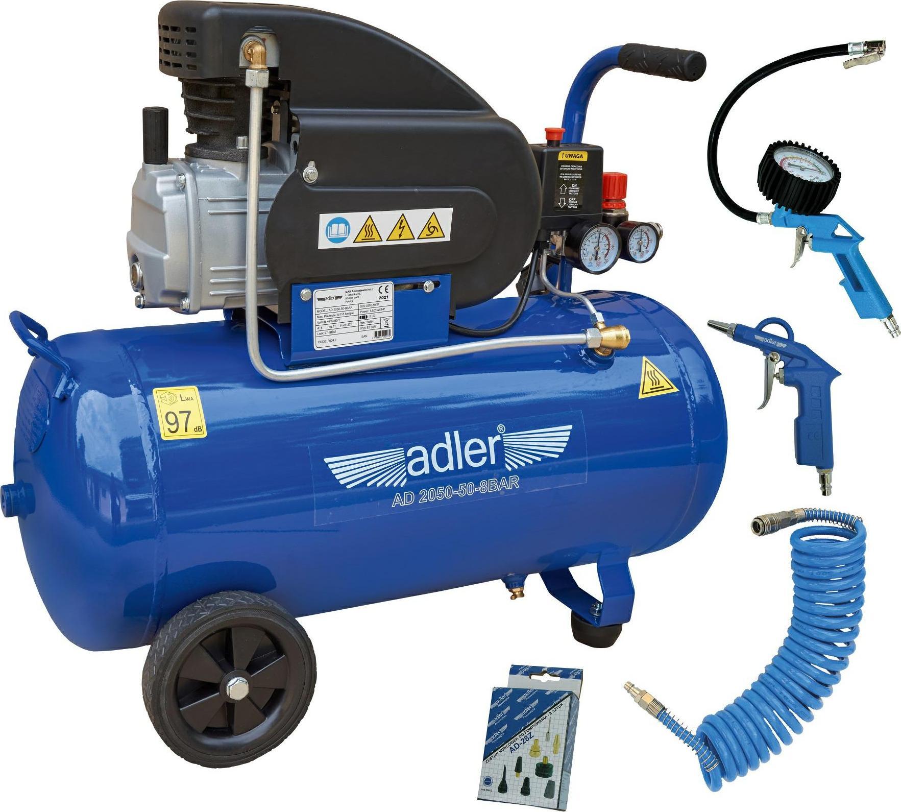 Kompresor Adler Mar3609.7Z 8Bar 50L (3609,7Z)