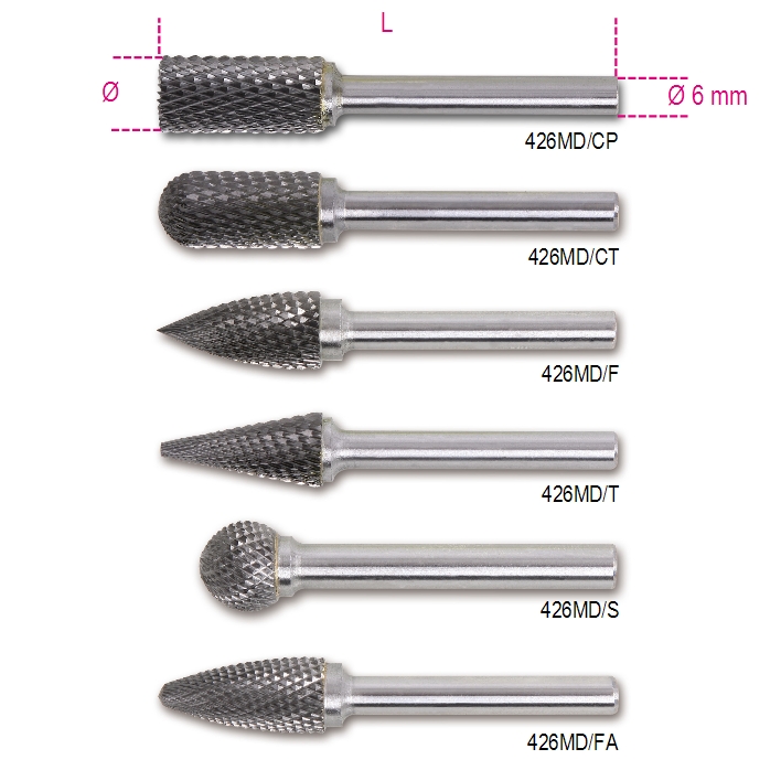 Beta Tools Karbidový rotačný pilník 12mm (426MD/CP12)