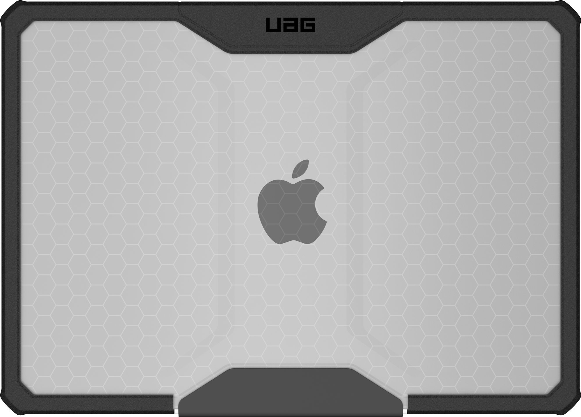 Urban UAG Plyo Case - Ochranné bydlení pro MacBook Air 13 2022 M2 (Ice -Black)