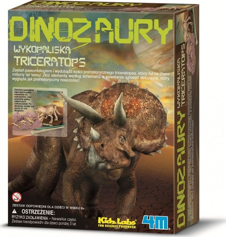 Zestaw naukowy Wykopaliska - Triceratops
