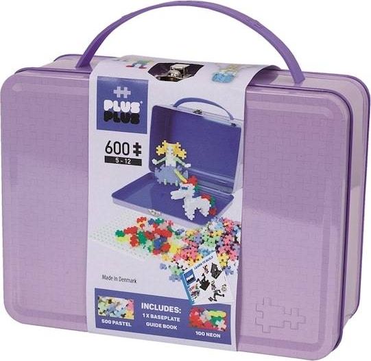 PlusPlus Klocki Plus Mini pastelový kufr 600 ks.