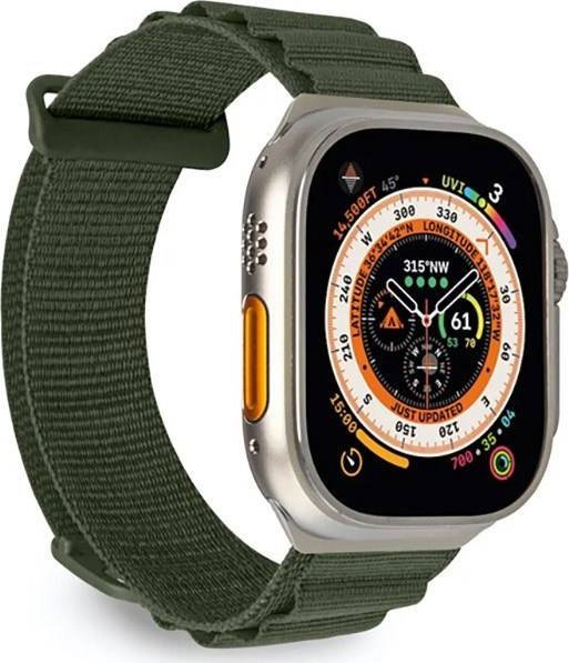 Puro Řemínek Puro Extreme pro Apple Watch 4/5/6/7/SE/8/Ultra 44/45/49 mm (armádně zelený)