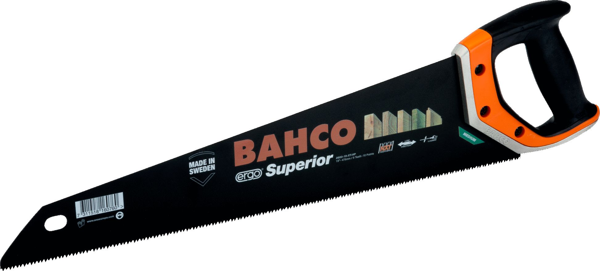 Bahco RUČNÍ PILA 550 mm SUPERIOR BAH2600-22-XT-HP