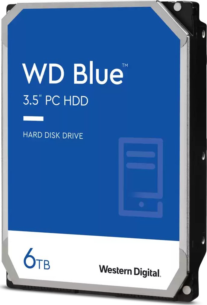 Disk Western Digital Blue 6TB 3,5 , SATA III, 256MB, 5400RPM