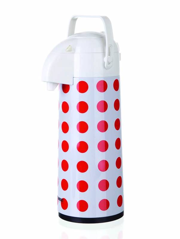 Termoska pumpovací 1,9 l puntíky