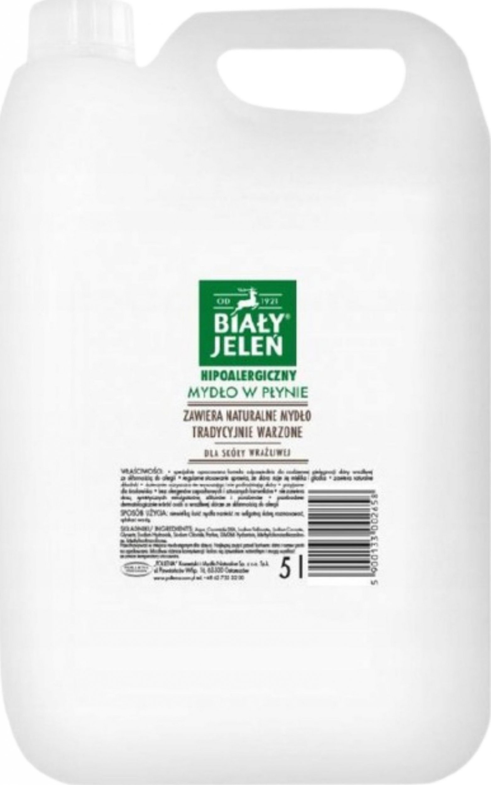 Bialy Jeleň Tekuté mydlo 5000ml-5L