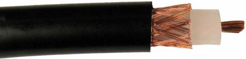 Cabletech Koaxiální kabel H1000 50 Ohm, 100m, černý (KAB0030)