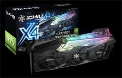 INNO3D Video Card NVIDIA GeForce RTX 3080 iChill X4 LHR, 10GB 320bit GDDR6X 1770Mhz / 19G, PCI-E 4 3x DP, HDMI, 3 fan, 3