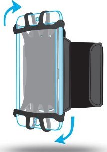 Mobilis Mobilis ARM BAND 4-6IN . pouzdro na mobil 15,2 cm (6) Pouzdro přes rameno Černé