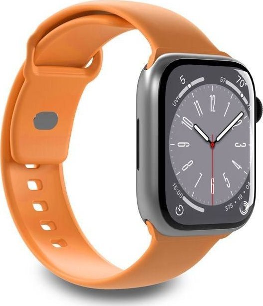 Puro PURO ICON Apple Watch Řemínek 4/5/6/7/SE/8 40/41 mm (S/M & M/L) (meruňka)