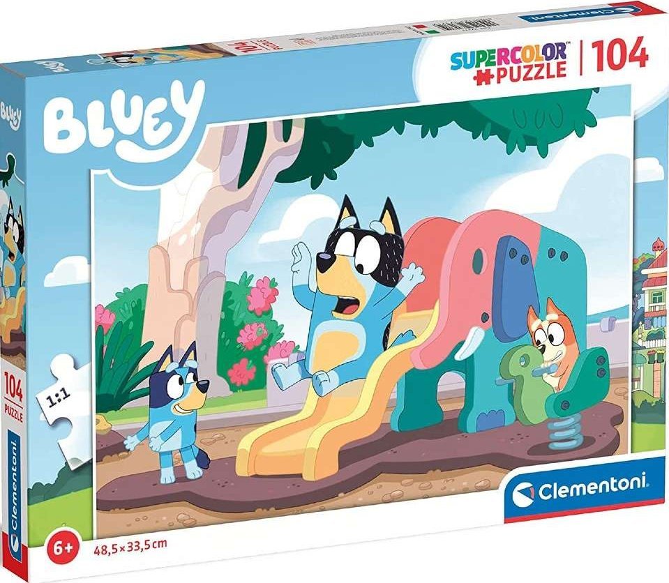 Clementoni Puzzle 104 dílků Bluey