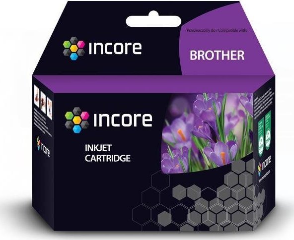 Incore inkoust pro Brother LC-426XLBK, černý, 128 ml