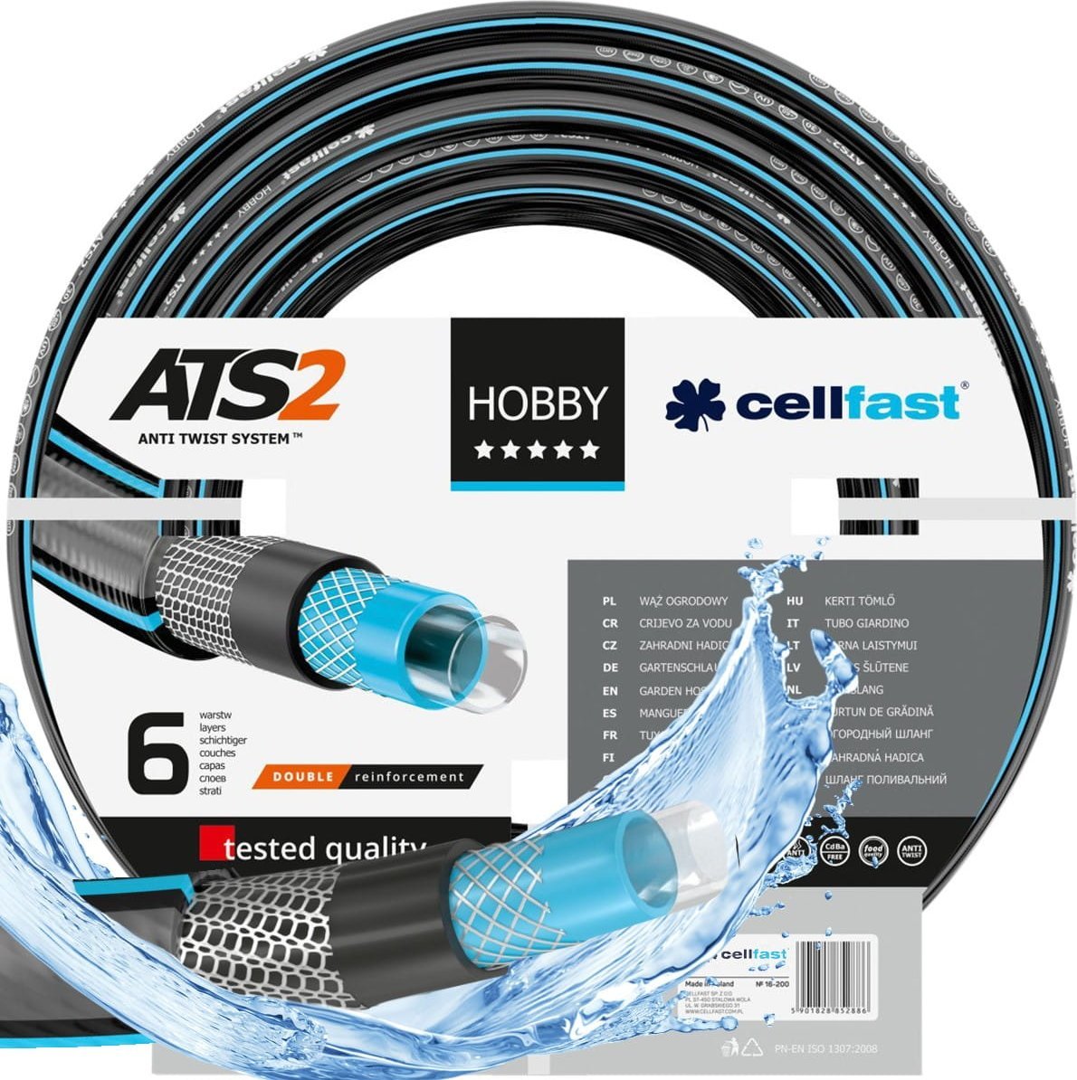 Cellfast HOBBY záhradná hadica 1/2" 20 m 16-202 CELLFAST
