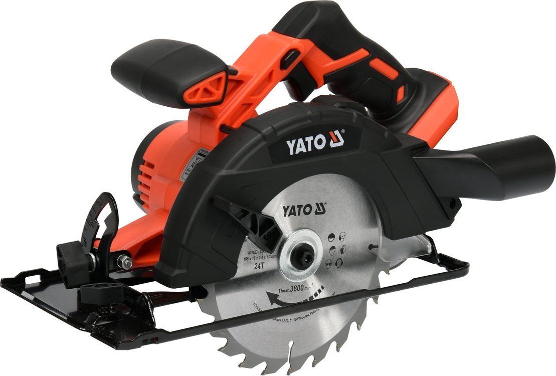 KRUHOVÁ PILA YATO 165mm 18V W/O BATERIE A NABÍJEČKA