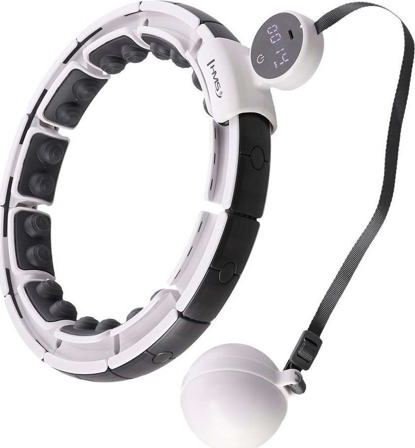 HMS HHM16 HULA HOP BÍLÁ S MAGNETY A HMOTNOSTÍ + HMS POČÍTADLO